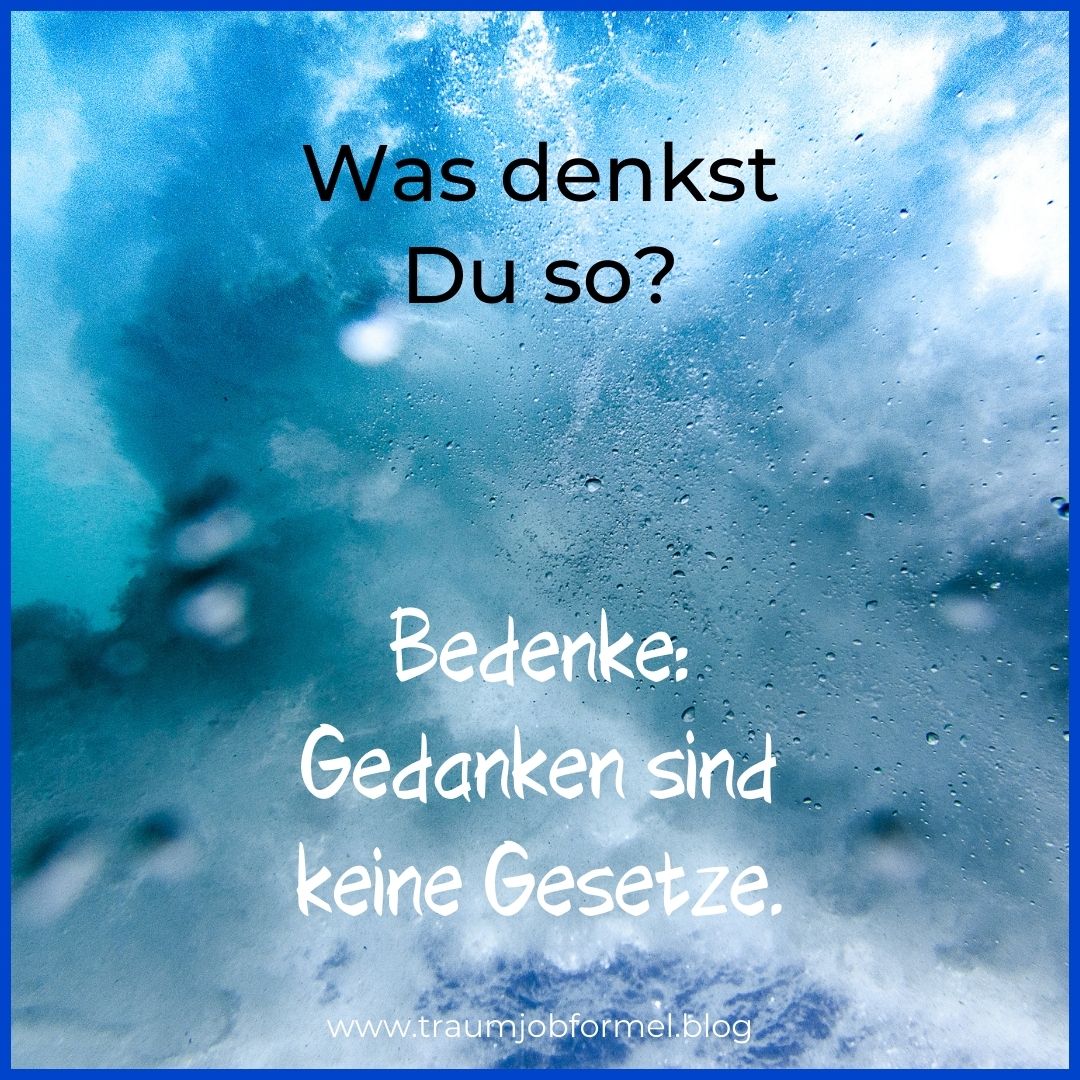 Gedanken sind keine Gesetze